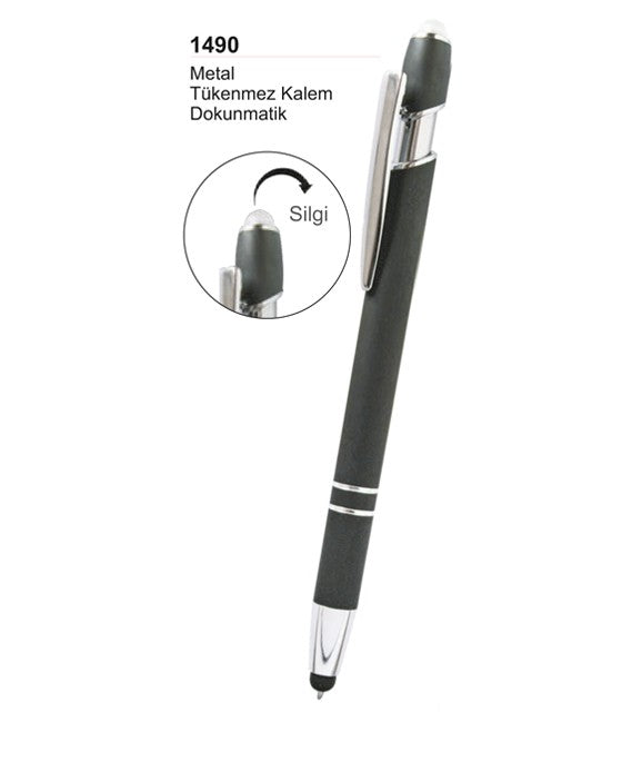 Dokunmatik Metal Tükenmez Kalem