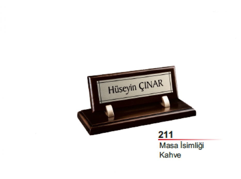 Ahşap Masa İsimliği