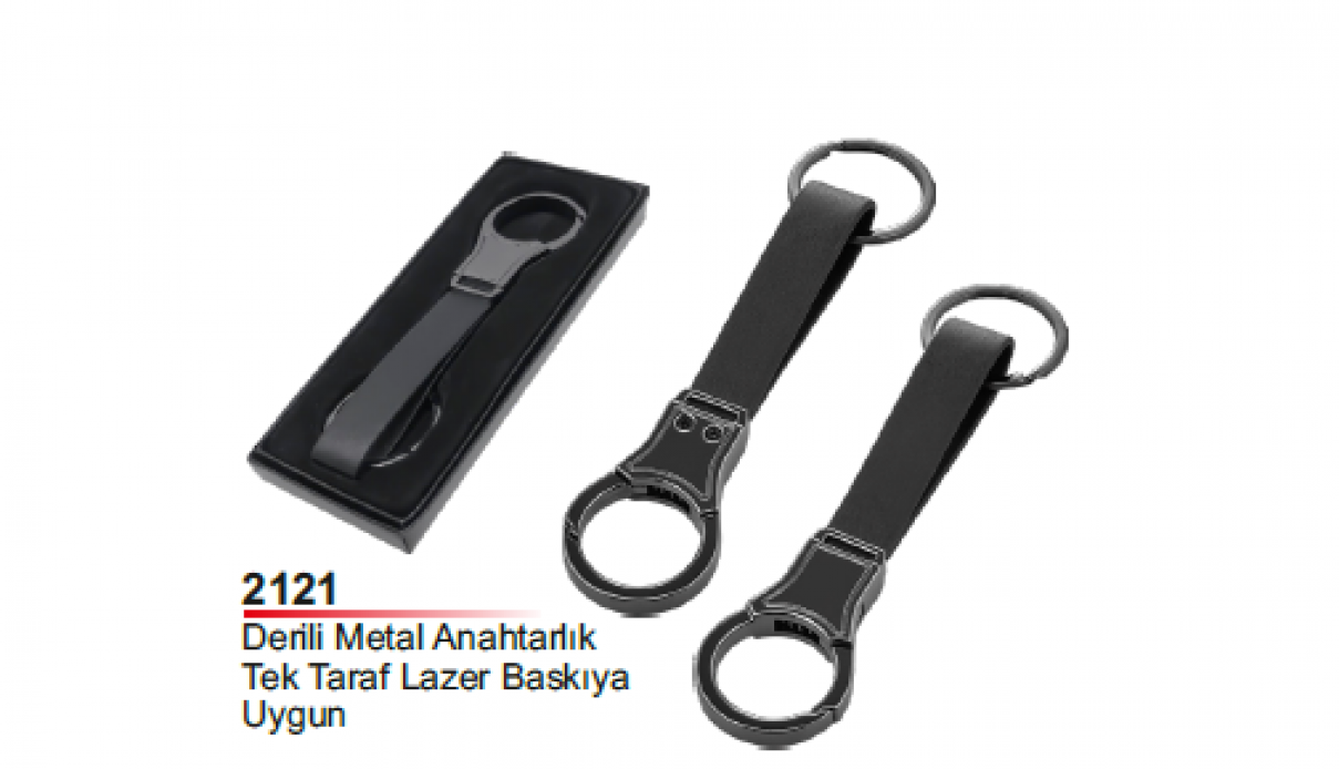 Derili Metal Anahtarlık