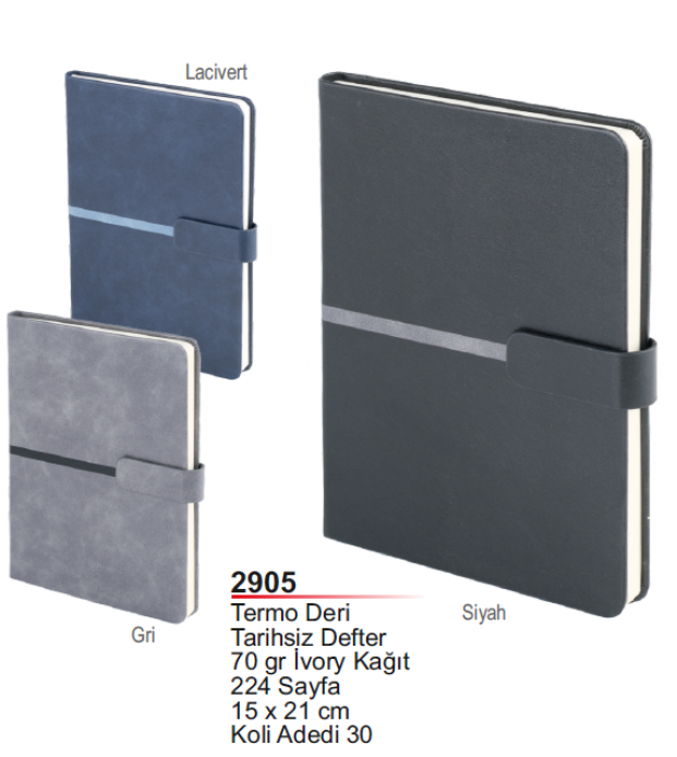 Termo Deri Tarihsiz Defter