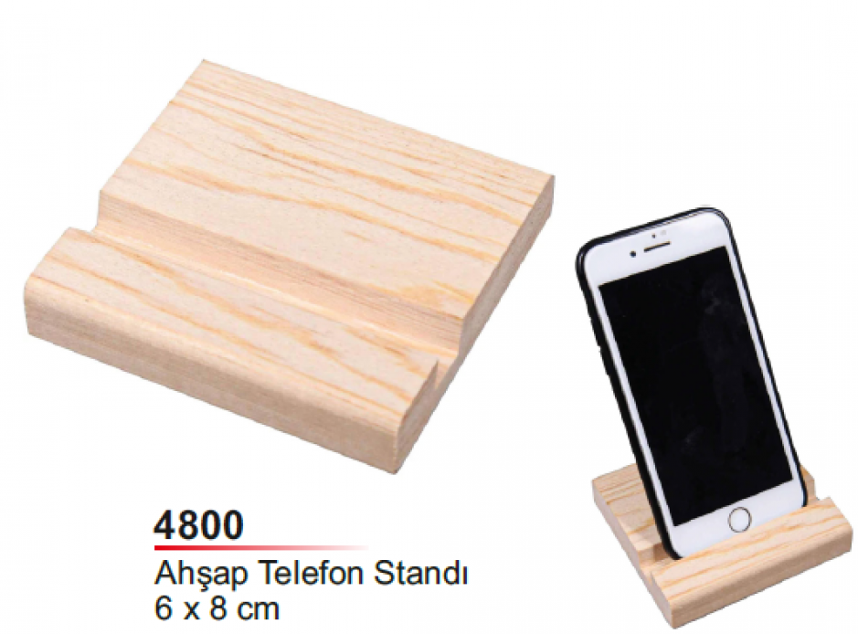Ahşap Telefon Standı