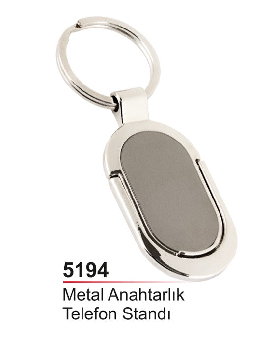 Telefon Standlı Metal Anahtarlık