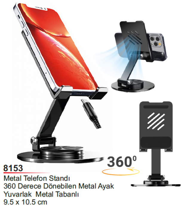 Metal Telefon Standı