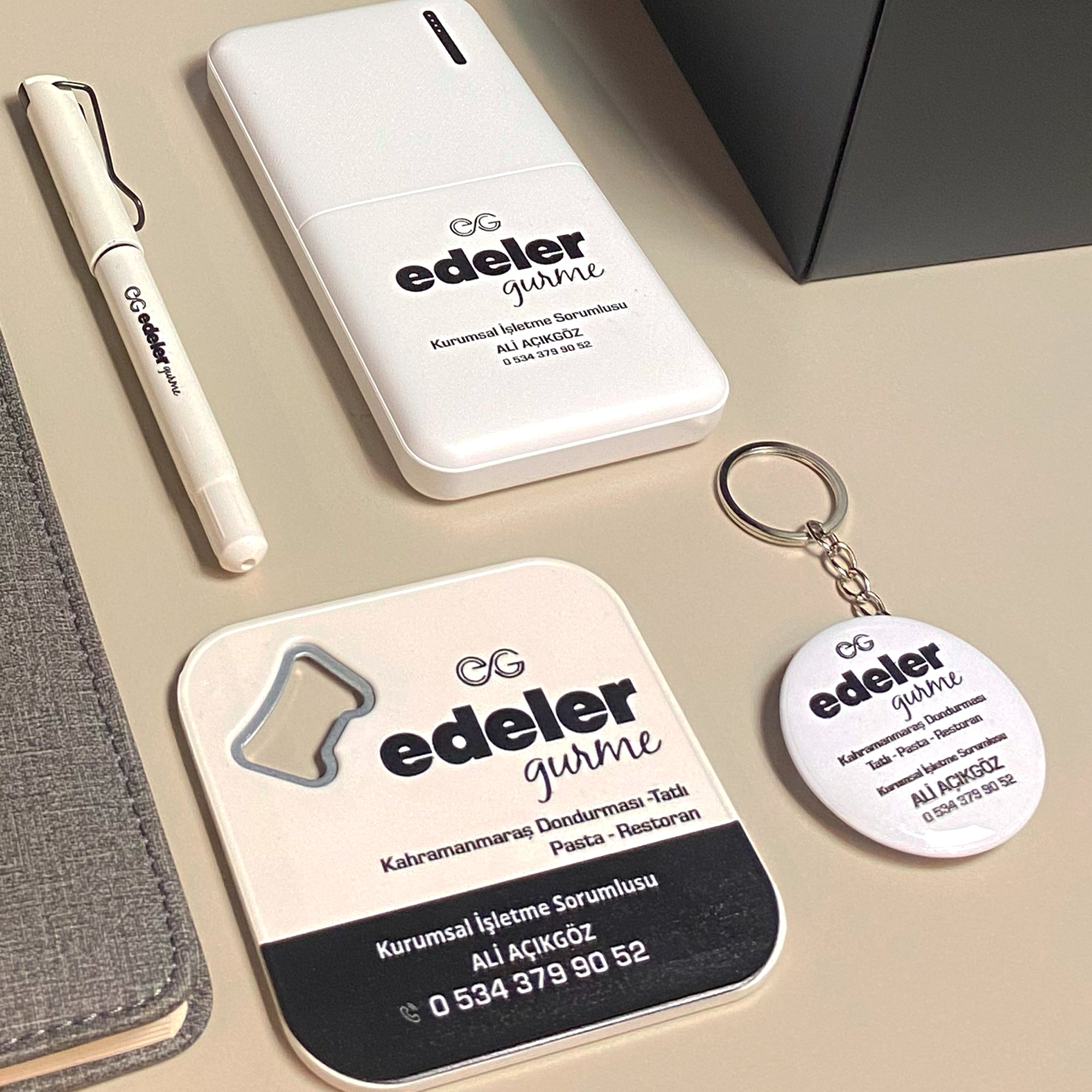 Termos, Defter, Powerbank Hediyelik Seti