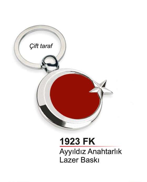 Metal Anahtarlık Damla Baskı
