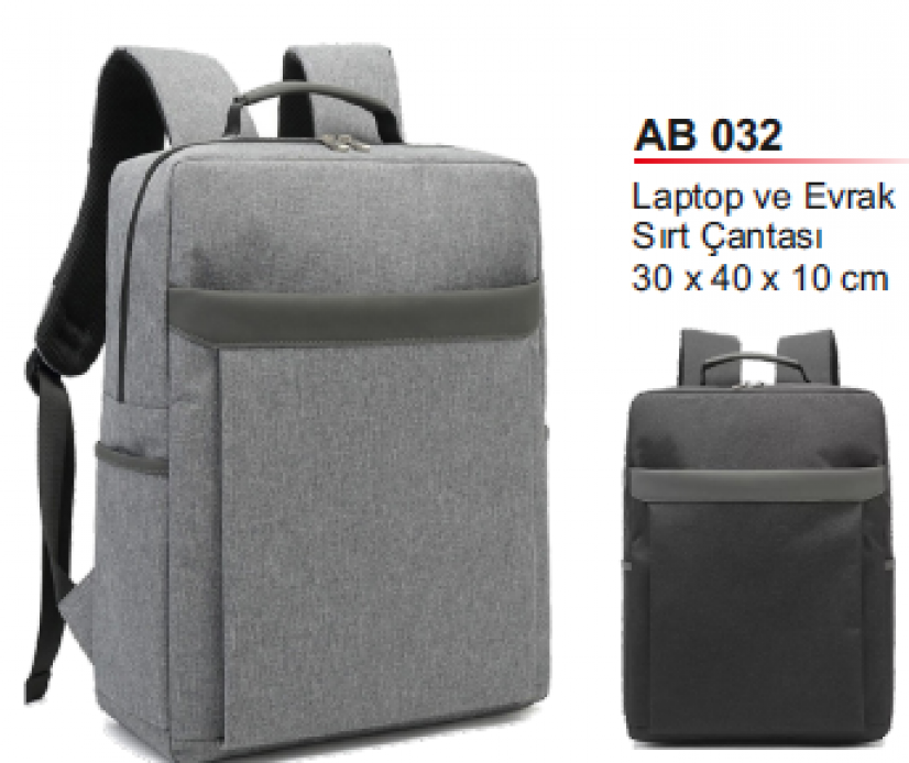 Laptop ve Evrak Sırt Çantası