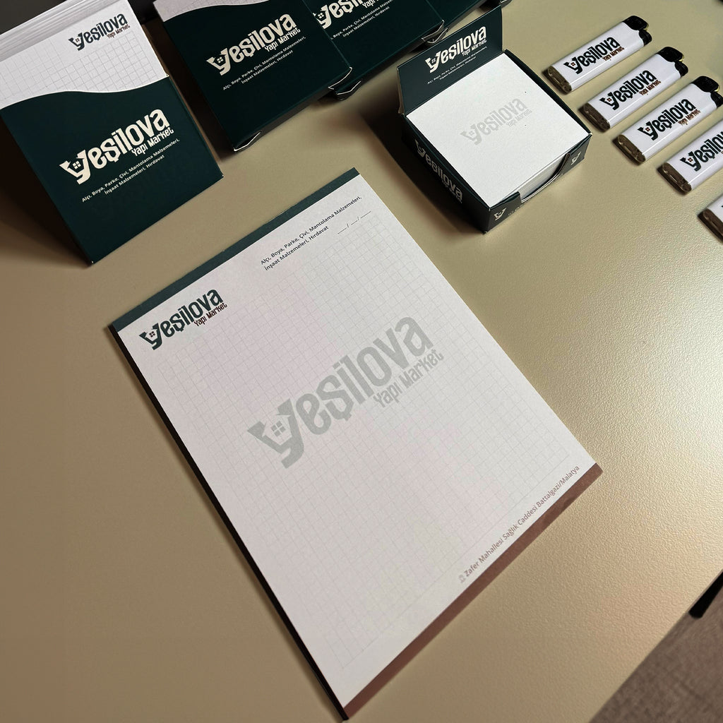 Karton Kutu Çantalı-Bloknotlu Hediyelik Set